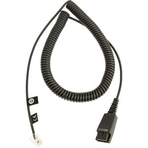 Spiral QD RJ11 Bottom Par Cable