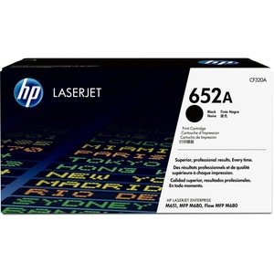 Black LaserJet Toner Cartridge 652A, CF320A