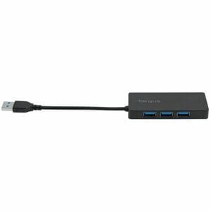 4-Port USB 3.0 Hub in Black Gray