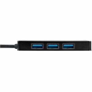 4-Port USB 3.0 Hub in Black Gray