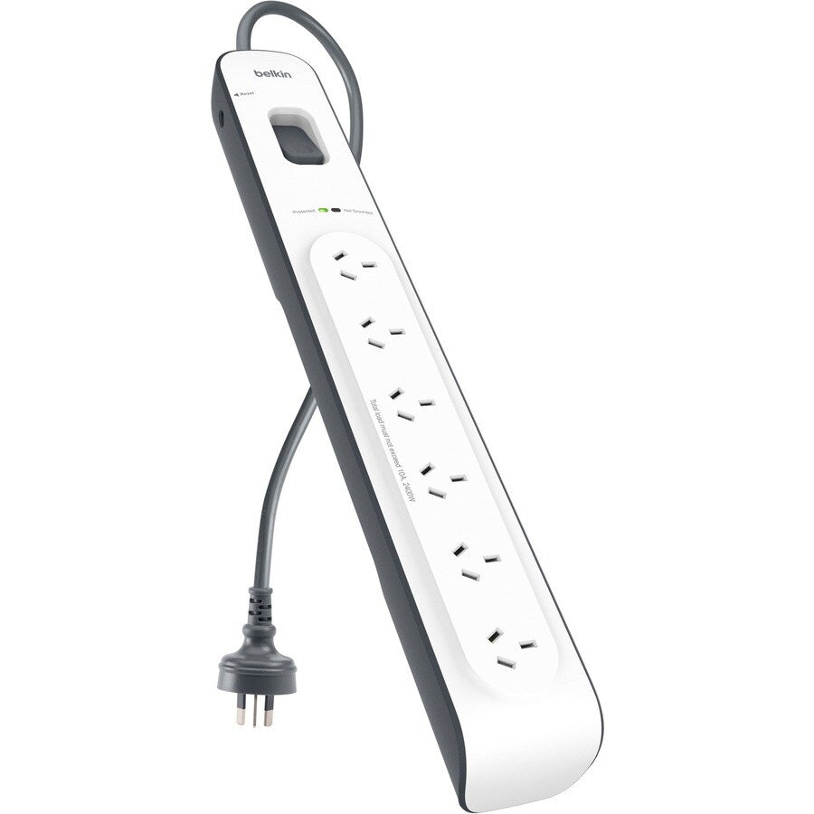 6 Outlet with 2M Cord Surge Protector