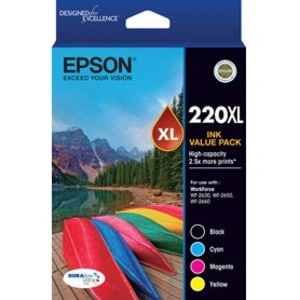 High Capacity 220XL VP Durabrite Ultra 4 Inkjet Cartridge