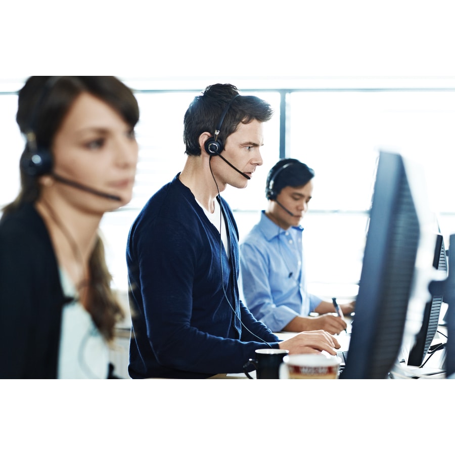 BIZ 2400 II USB DUO CC USB-A Corded Contact Center Headset