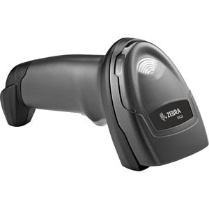 Black DS2208-SR Handheld Auto ID Barcode Scanner with Stand