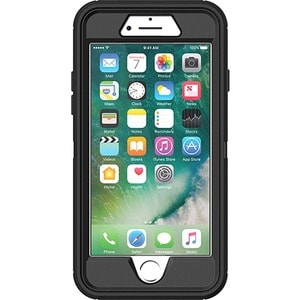 Defender Phone Case for Apple iPhone SE/8/7 - Black