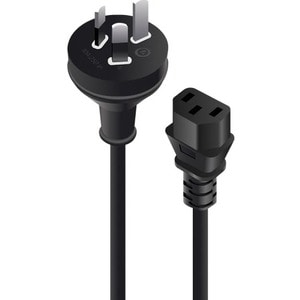 1M Aus 3 Pin Wall to IEC C13 Male to Female Power Cable