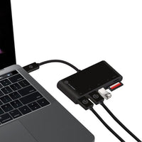 USB-C to Multi Card Reader with 3-Port USB Hub