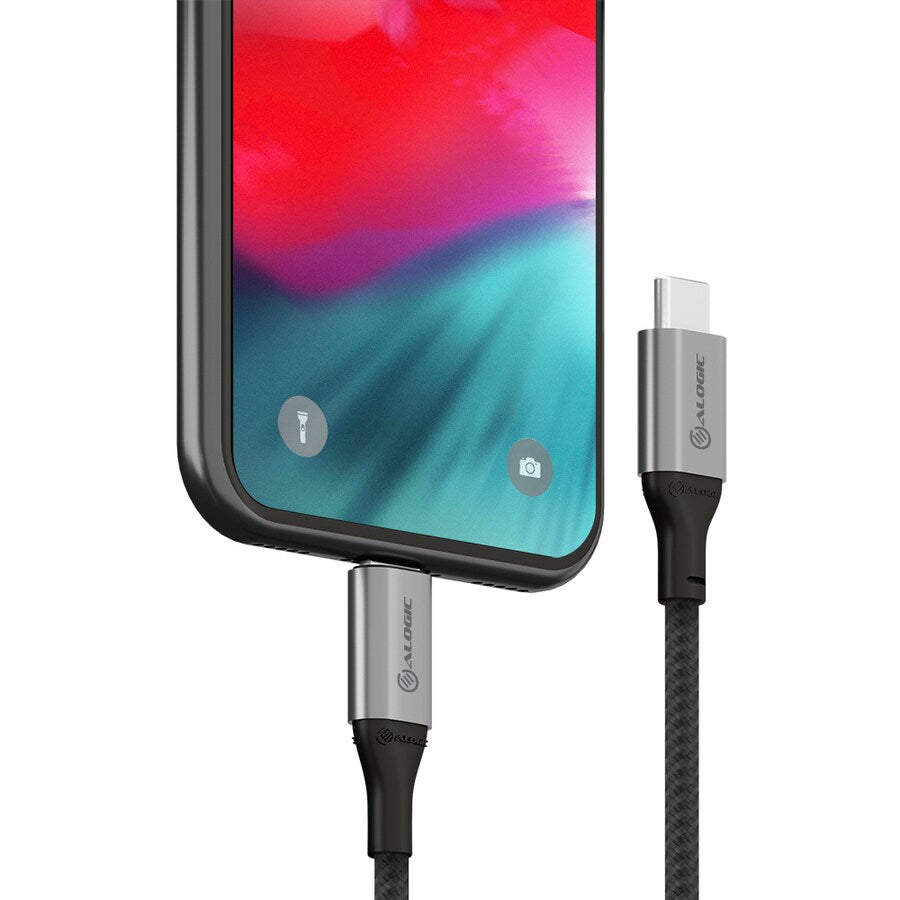 USB-C to Lightning Cable 1.5M Space Grey High-Quality Durable Nylon Braided - Cable