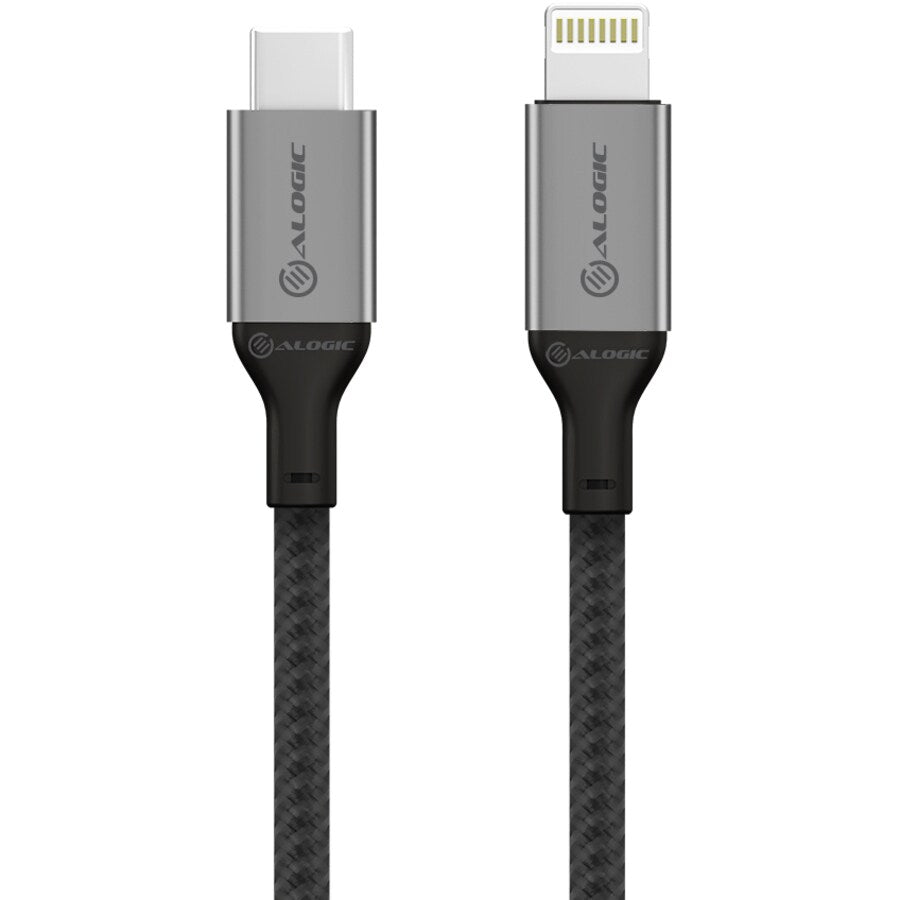 USB-C to Lightning Cable 1.5M Space Grey High-Quality Durable Nylon Braided - Cable