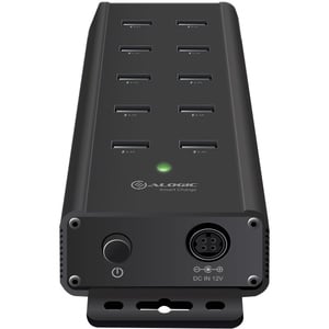 10-Port USB Charger with Smart Charge Functionality