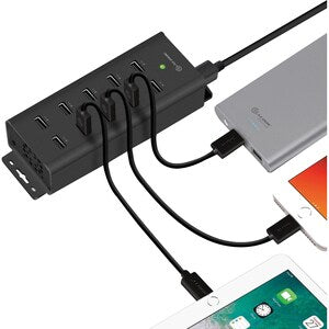 10-Port USB Charger with Smart Charge Functionality