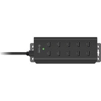 10-Port USB Charger with Smart Charge Functionality