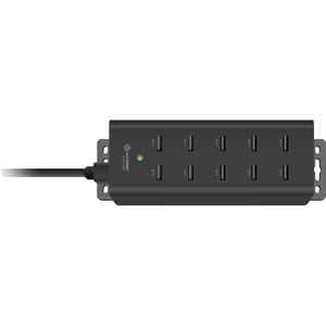 10-Port USB Charger with Smart Charge Functionality