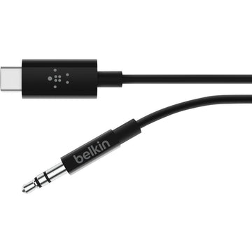 USB-C to 3.5mm Audio Cable 3 Black Adapter