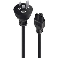 3 Pin Mains Plug to IEC C5 M/F 2M Power Cable