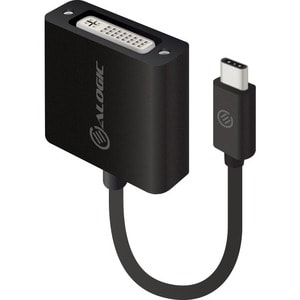 USB-C to DVI Adapter, 15cm, Black