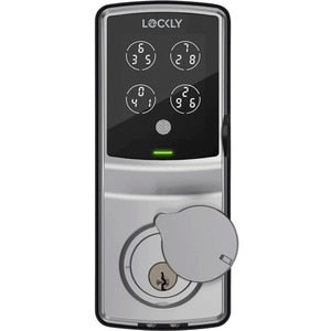 Fingerprint Passcode Deadbolt Lock in Satin Finish