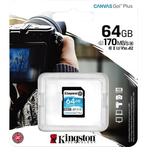 64GB SDXC Canvas Go Plus 170R Flash Memory Card