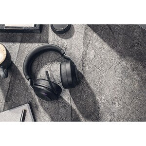 USB-A MS Teams Stereo Bluetooth Headset with Evolve2 85 in Black