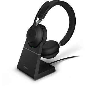 USB-C Stereo Bluetooth Headset with Stand, Black