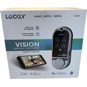 Smart Lock Video Doorbell, Satin Nickel