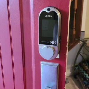 Smart Lock Video Doorbell, Satin Nickel