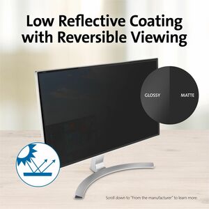 24-Inch Magnetic Privacy Screen Monitor Anti-Glare Filter