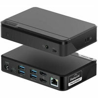 Twin HD Docking Station with USB-C & USB-A Compatibility - Dual HDMI Monitors, USB Ports, Ethernet - Docking Station