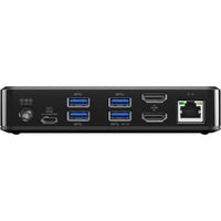 Twin HD Docking Station with USB-C & USB-A Compatibility - Dual HDMI Monitors, USB Ports, Ethernet - Docking Station
