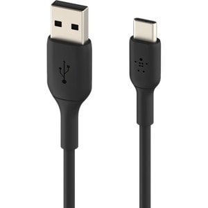 USB-A to USB-C 3M Black Cable