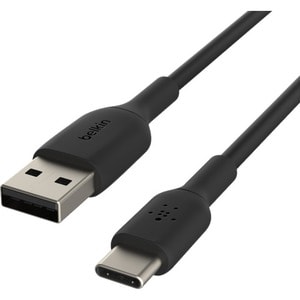 USB-A to USB-C 3M Black Cable