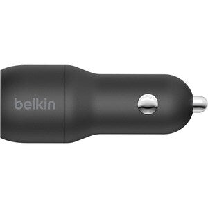 Dual USB-A Car Charger with 1M PVC A-C, 24W
