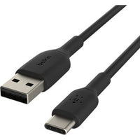 USB-A to USB-C 2M Charging Cable, Black