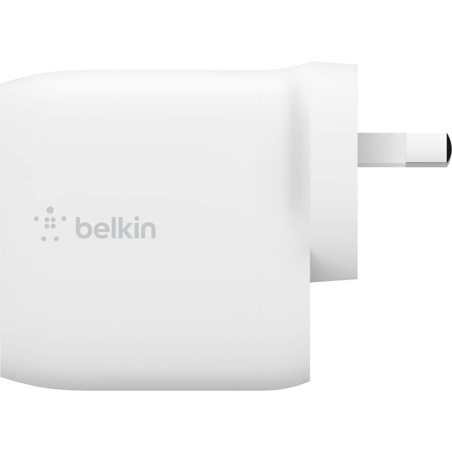 Dual USB-A Wall Charger 24W with Lightning Cable
