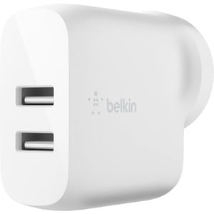 24W Dual USB-A Wall Charger with Lightning Cable