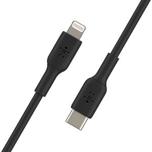 PVC USB-C to Lightning Cable, 1M, Black