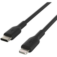 PVC USB-C to Lightning Cable, 1M, Black