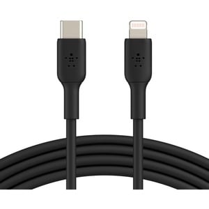 PVC USB-C to Lightning Cable, 1M, Black