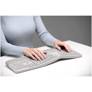 Ergonomic Wireless Keyboard - Grey