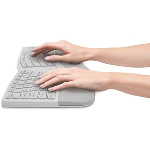 Ergonomic Wireless Keyboard - Grey