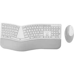 Ergonomic Wireless Keyboard and Mouse Combo - Grey