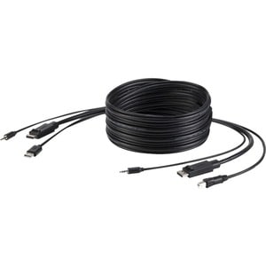 6ft KVM Combo Cable with Display Port, USB, Audio