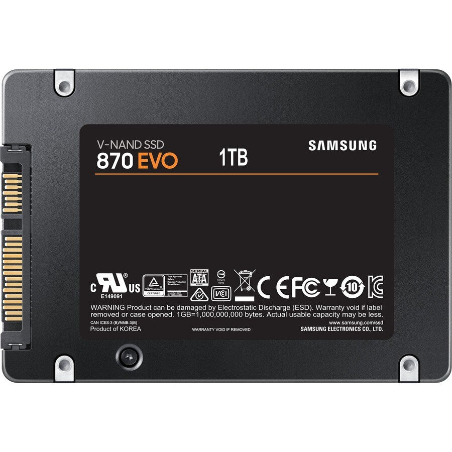 1TB 870 EVO SATA III 2.5inch SSD