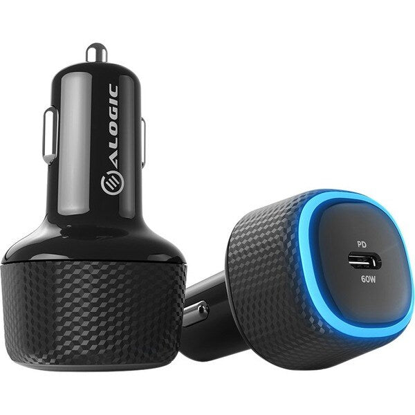 USB-C Laptop Car Charger 60W with Power Delivery - Fast Charge for Laptop, Tablet, Phone