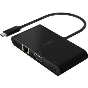 USB-C Multimedia and Charge Adapter with Gigabit Ethernet