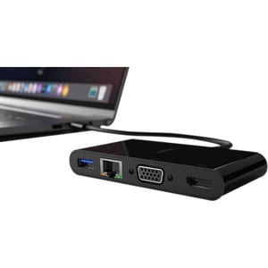 USB-C Multimedia and Charge Adapter with Gigabit Ethernet