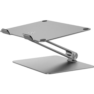 Adjustable Laptop Riser with Universal Compatibility and Adjustable Height - Space Grey
