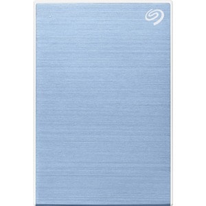 1TB One Touch Portable Hard Drive with Rescue - Blue