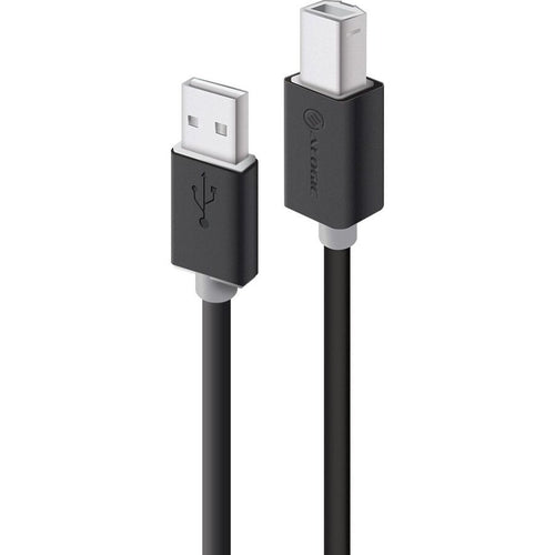 Alogic - Alogic 1M USB 2.0 Type A to Type B Male Cable for Peripherals