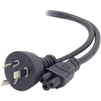 1M 3 Pin Mains Plug to IEC C5 M to F Power Cable